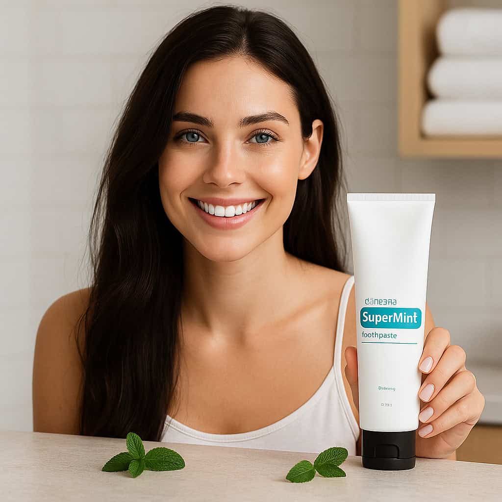 SuperMint™ Toothpaste Refreshing Care for a Brighter Smile Naturally